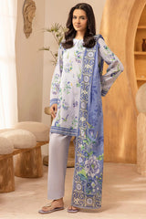EIRA 3Pc - Digital Printed Lawn Dress