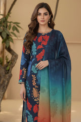 ELISE 3Pc - Digital Printed Khaddar Dress