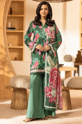 ELYSIA 3Pc - Digital Printed Lawn Dress