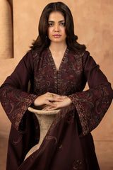 GLADE 3Pc - Embroidered Khaddar Festive