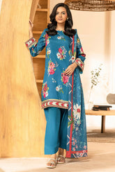 KYSA 3Pc - Digital Printed Lawn Dress