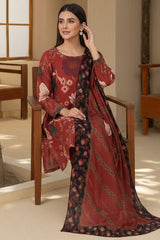 LAURE 3Pc - Digital Printed Khaddar Dress