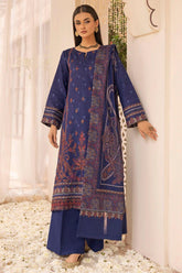 KASIA 3Pc - Embroidered Khaddar Dress