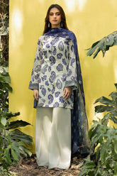 SANAM 3Pc - Digital Printed Lawn Dress