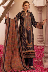 SHADAN 3Pc - Embroidered Khaddar Dress