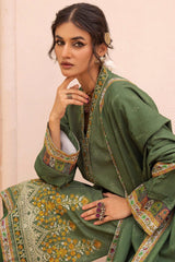 TAIMA 3Pc - Embroidered Khaddar Dress