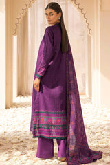 URSHIA 3Pc - Embroidered Khaddar Dress