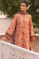 YUSUR 3Pc - Embroidered Khaddar Dress