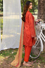 ZOEY 3Pc - Digital Printed Lawn Dress