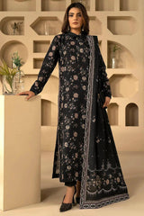 NAMAR 3Pc -Digital Printed Khaddar Dress - LEXZARI