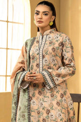 RUHI 3Pc -Digital Printed Khaddar Dress - LEXZARI