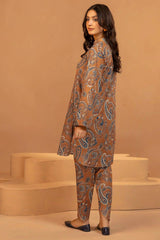 YAMAMA 2Pc - Printed Khaddar Dress