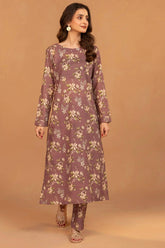 SUNDAS 2Pc - Printed Khaddar Dress