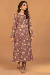 SUNDAS 2Pc - Printed Khaddar Dress