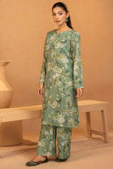 NISA 2Pc - Printed Khaddar Dress