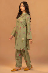 MAYSA 2Pc - Printed Khaddar Dress
