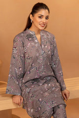 LIYANAH 2Pc - Printed Khaddar Dress