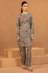 JAHARA 2Pc - Printed Khaddar Dress