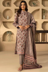 MAIRA 3Pc -Digital Printed Khaddar Dress - LEXZARI