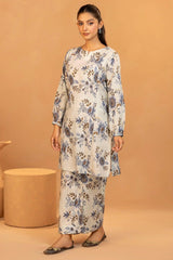 HUMRA 2Pc - Printed Khaddar Dress