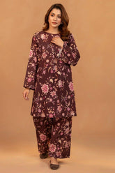 HAIZA 2Pc - Printed Khaddar Dress