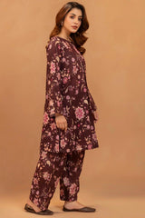 HAIZA 2Pc - Printed Khaddar Dress