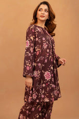 HAIZA 2Pc - Printed Khaddar Dress