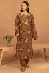 GAZAL 2Pc - Printed Khaddar Dress
