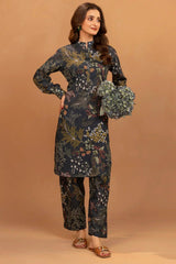 SUFIA 2Pc - Printed Khaddar Dress