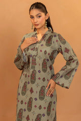 HAFSA 2Pc - Printed Khaddar Dress