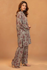 NAJWA 2Pc - Printed Khaddar Dress
