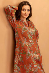 IMAN 2Pc - Printed Khaddar Dress