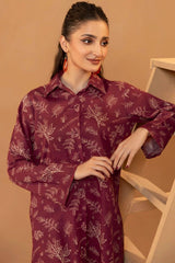 RABAB 2Pc - Printed Khaddar Dress