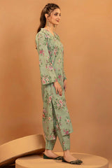 JADWA 2Pc - Printed Khaddar Dress