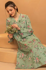 JADWA 2Pc - Printed Khaddar Dress