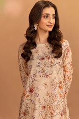 INBIHAJ 2Pc - Printed Khaddar Dress