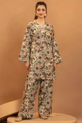 MANHA 2Pc - Printed Khaddar Dress