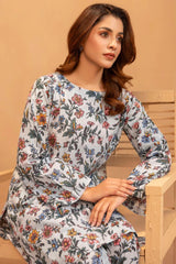 FATIN 2Pc - Printed Khaddar Dress