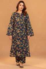 ESMERAY 2Pc - Printed Khaddar Dress