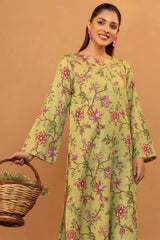 MANA 2Pc - Printed Khaddar Dress