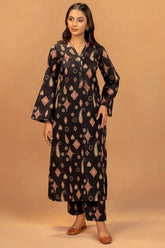 FAMYA 2Pc - Printed Khaddar Dress