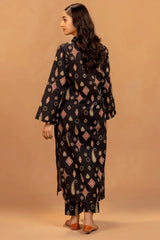 FAMYA 2Pc - Printed Khaddar Dress