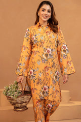 JABEEN 2Pc - Printed Khaddar Dress