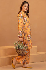 JABEEN 2Pc - Printed Khaddar Dress