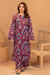 HEENA 2Pc - Printed Khaddar Dress