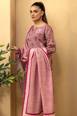 JAANAN 3Pc -Digital Printed Khaddar Dress - LEXZARI