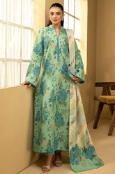 AMIMA 3Pc -Digital Printed Khaddar Dress - LEXZARI