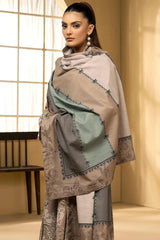 ZUWEYNA 3Pc -Digital Printed Khaddar Dress - LEXZARI