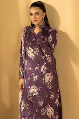 RUHIYA 3Pc -Digital Printed Khaddar Dress - LEXZARI