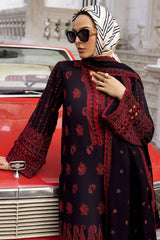 ABILA 3Pc - Embroidered Khaddar Dress - LEXZARI